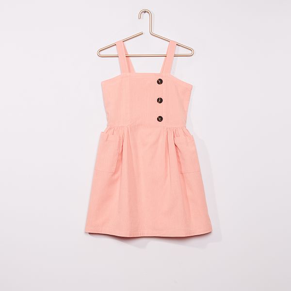 robe salopette rose