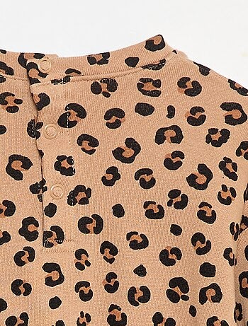 Robe sweat avec effet 2 en 1 à la base