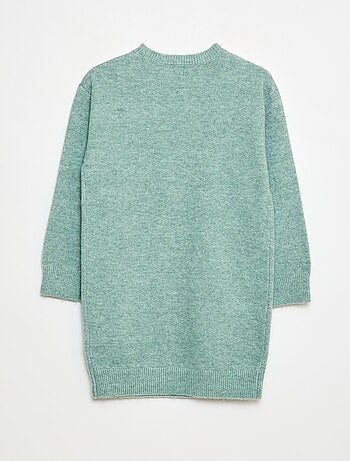 Robe tricot avec étoiles en sequins