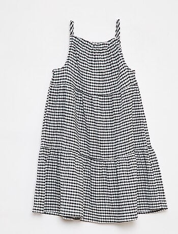Robe vichy évasée