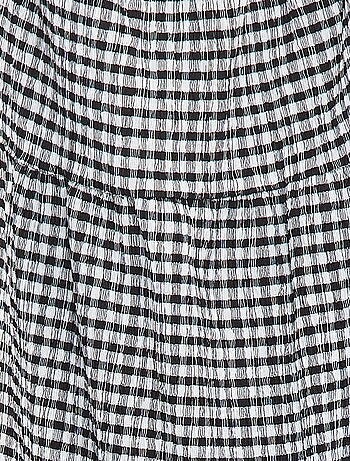 Robe vichy évasée