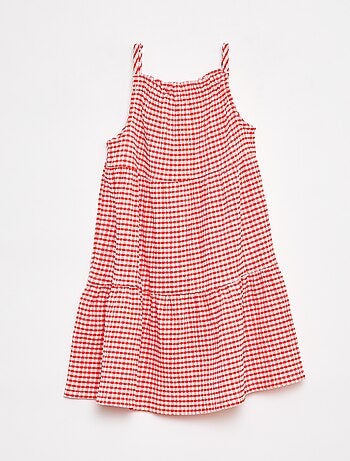 Robe vichy évasée