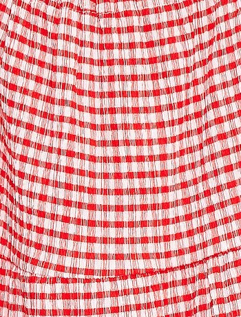Robe vichy évasée