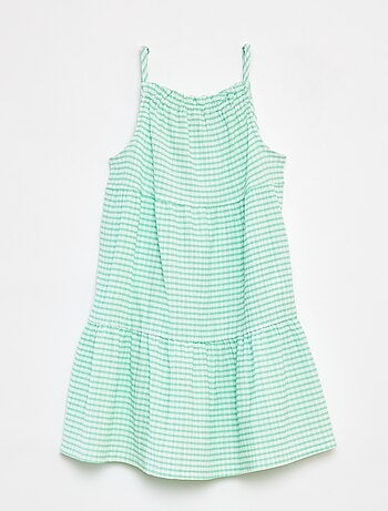 Robe vichy évasée