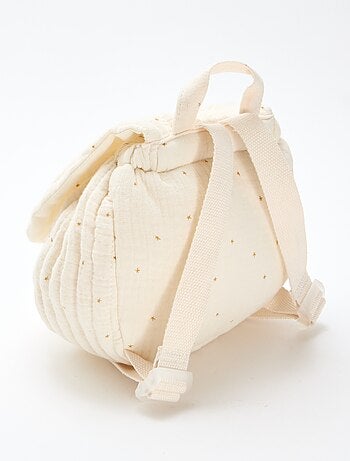 Sac à dos en gaze de coton imprimé