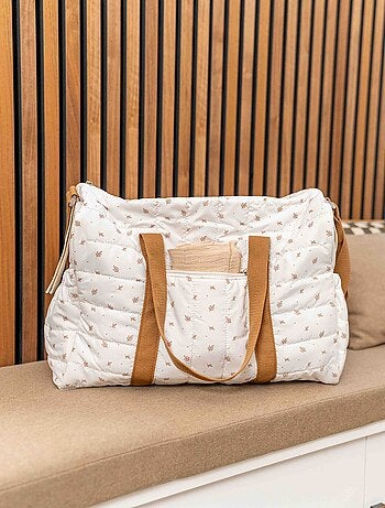 Sac à langer avec tapis et attache poussette