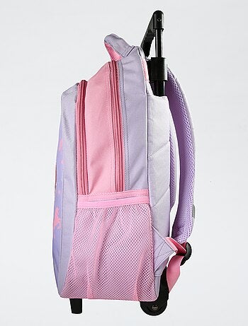 Sac à roulettes holographique licorne