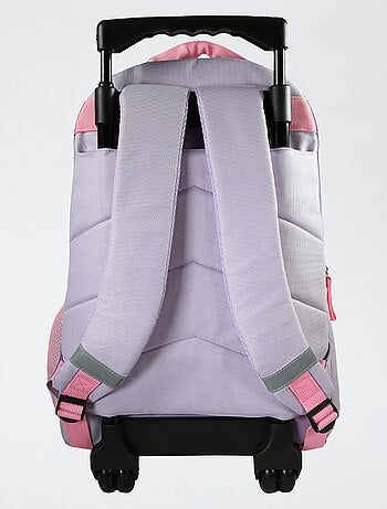 Sac à roulettes holographique licorne