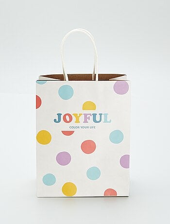 Sac cadeau imprimé