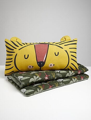 Sac de couchage + oreiller 'jungle'