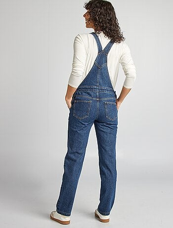 Salopette de grossesse en denim stretch