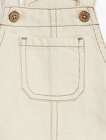 Salopette en denim avec bretelles réglables