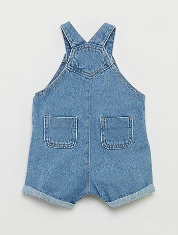 Salopette en denim courtes