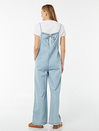 Salopette large en jean
