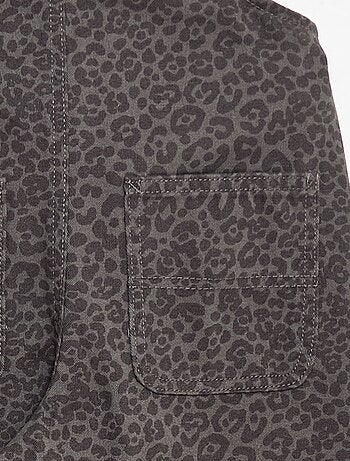 Salopette pantalon léopard
