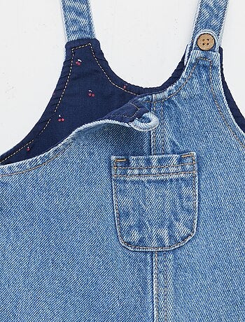 Salopette short avec poche poitrine