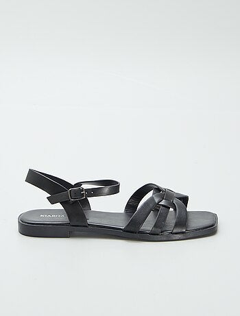 Sandales à lanière à boucle