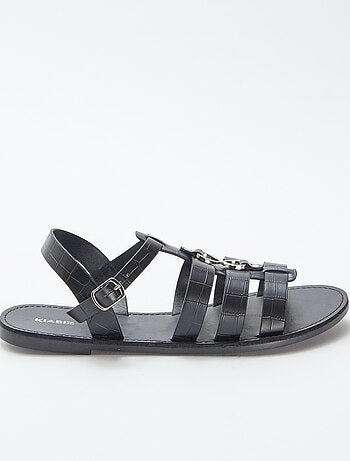 Sandales avec détails métalliques