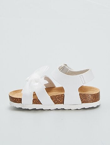 Sandales avec nœud en tulle