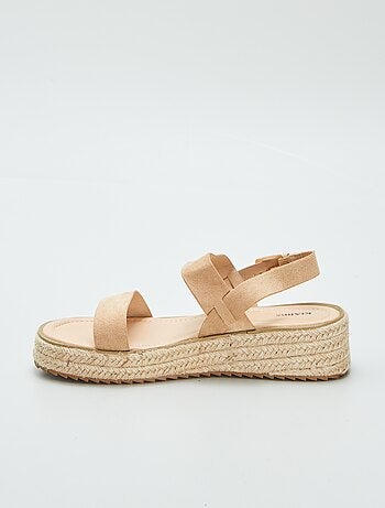 Sandales compensées