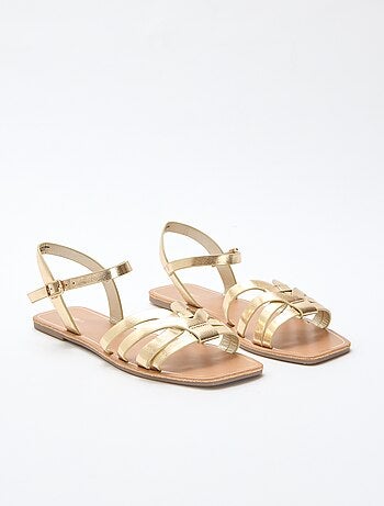 Sandales en bride croisée
