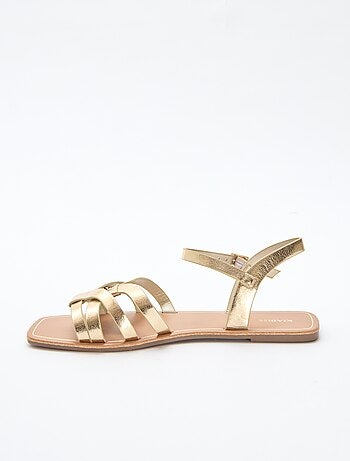 Sandales en bride croisée