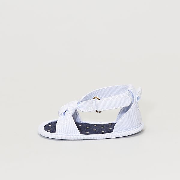 Sandales En Toile Bebe Fille Bleu Kiabi 6 00