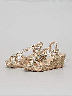 kiabi chaussures compensées