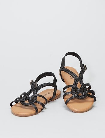 sandales femme brides croisées