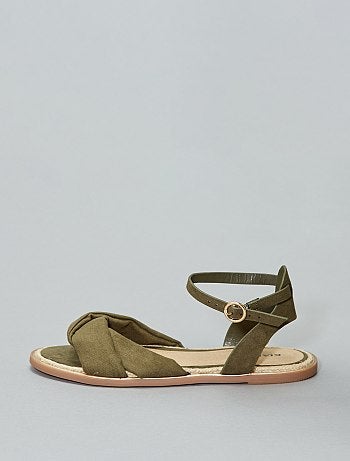 Pour Sandales Pas Plates FemmeKiabi Chères nP0wOk
