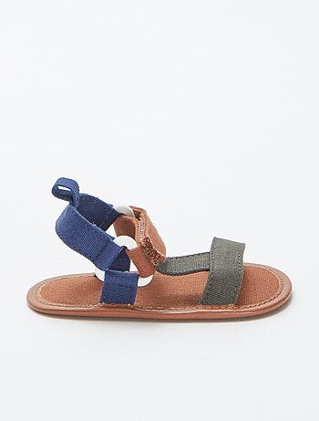Sandales type trekking multicolores