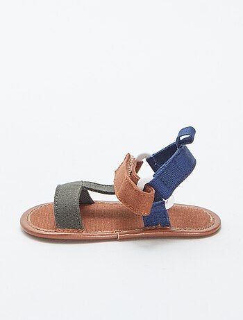 Sandales type trekking multicolores