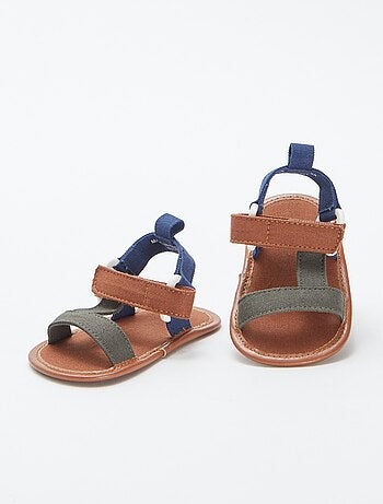 Sandales type trekking multicolores