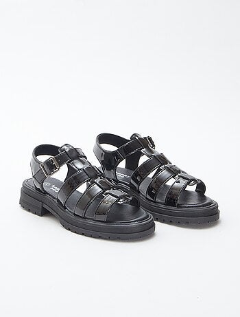 Sandales vernies à talon