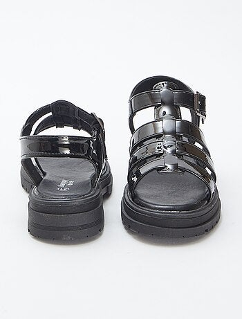 Sandales vernies à talon