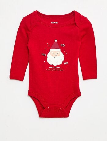 Set body + legging + bonnet Noël en coton