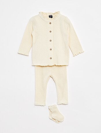 Set gilet + pantalon + chaussettes - 3 pièces