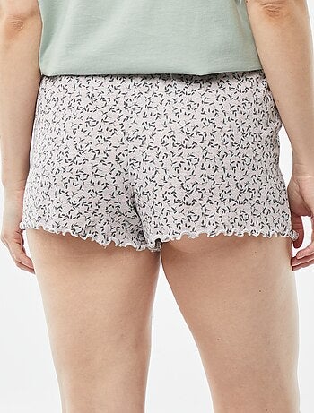 Short court de pyjama