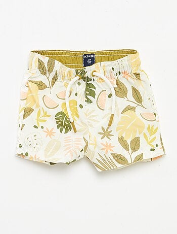 Short de bain à motif