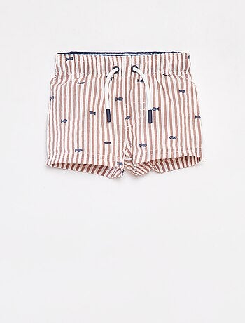 Short de bain à motif