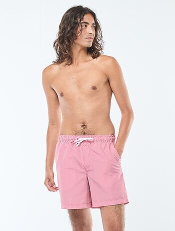 Short de bain à rayures