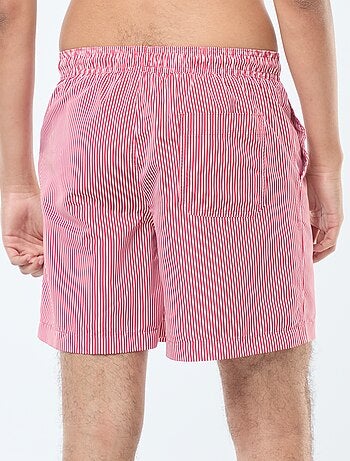Short de bain à rayures