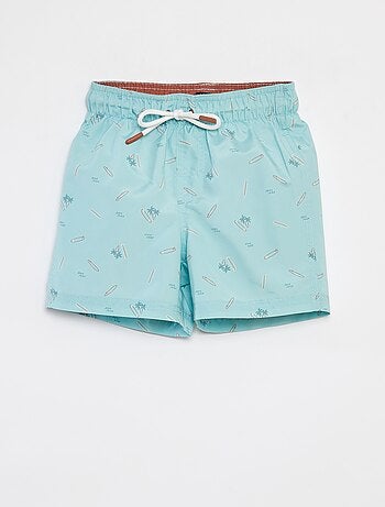 Short de bain avec imprimé