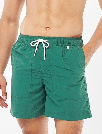 Short de bain basique intérieur rayé