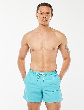 Short de bain en maille reliefée