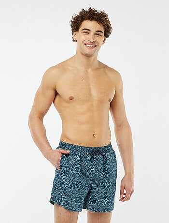 Short de bain imprimé fantaisie