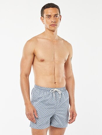 Short de bain imprimé fantaisie
