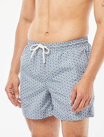 Short de bain imprimé fantaisie