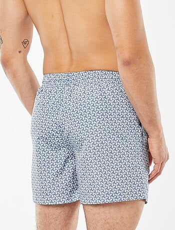 Short de bain imprimé fantaisie
