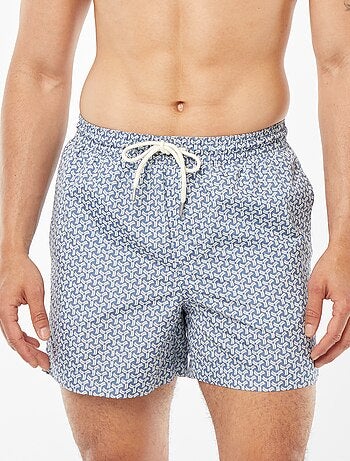 Short de bain imprimé fantaisie